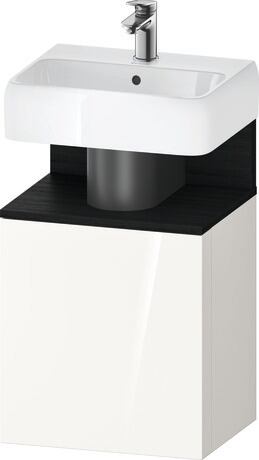 Vanity unit wall-mounted, QA4076L16220000 White High Gloss, Decor