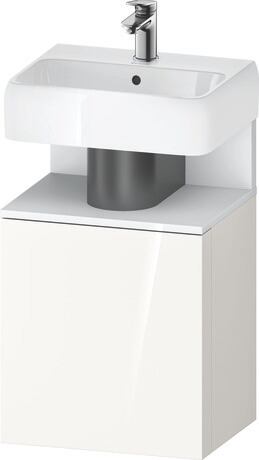 Vanity unit wall-mounted, QA4076L18220000 White High Gloss, Decor