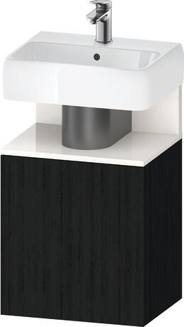Vanity unit wall-mounted, QA4076R22160000 Black oak Matt, Decor