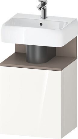 Vanity unit wall-mounted, QA4076R43220000 White High Gloss, Decor