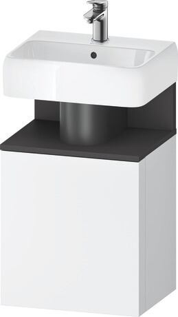 Vanity unit wall-mounted, QA4076R49180000 White Matt, Decor