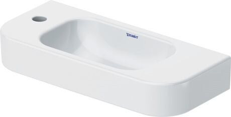 Vessel Sink, 0711500009 White High Gloss, Number of basins: 1 Middle, Number of faucet holes: 1 Left, ADA: No