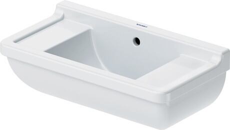 Hand basin, 0751500000 White High Gloss, Number of washing areas: 1 Left, Number of pre-marked tap holes: 2