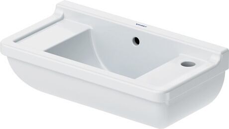 Hand basin, 0751500008 White High Gloss, Number of washing areas: 1 Left, Number of faucet holes per wash area: 1 Right
