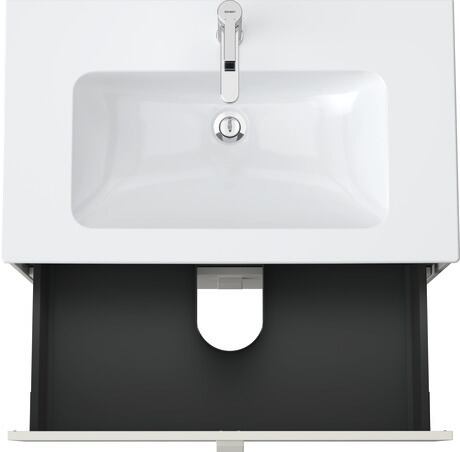 Vanity Cabinet, BR410202222 White High Gloss, Decor, Handle White