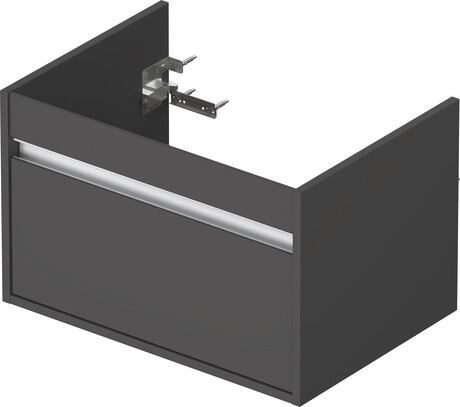 Vanity unit wall-mounted, KT666304949 Graphite Matt, Decor
