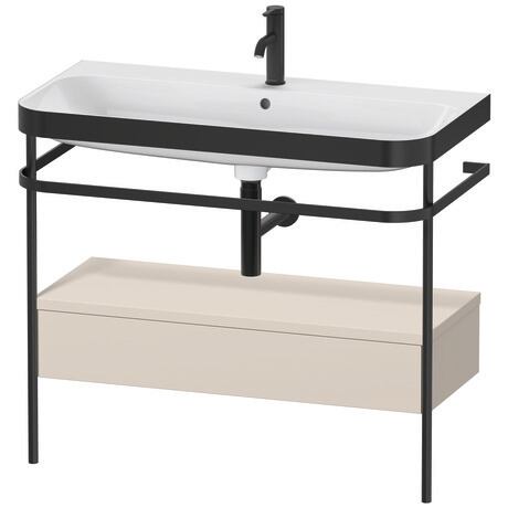 c-bonded set with metal console and drawer, HP4743O8383 taupe Super Matt, Decor, Shelf material: Highly compressed three-layer chipboard