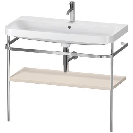 c-shaped set with metal console, HP4838O8383 Shelf material: Highly compressed three-layer chipboard