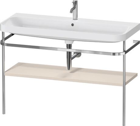 c-shaped set with metal console, HP4839O83830000 Shelf material: Highly compressed three-layer chipboard