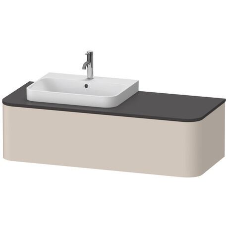 Meuble sous lavabo suspendu pour plan de toilette, HP4932L83830A00 Taupe super mat, Décor, Système d'aménagement intérieur Intégré