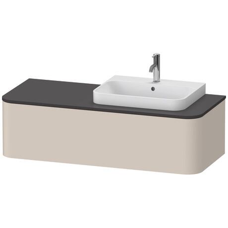 Meuble sous lavabo suspendu pour plan de toilette, HP4932R83830A00 Taupe super mat, Décor, Système d'aménagement intérieur Intégré