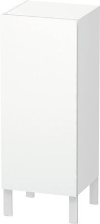 Félmagas-szekrény Individual, LC1189L8484 Zsanér pozíciója: bal, fehér Szupermatt, Dekor