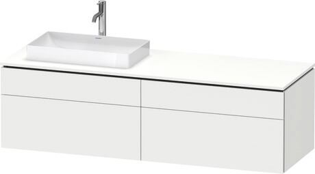 Mueble bajo lavabo para encimera, LC4871L84840B00 Blanco Supermate, Decoración, Distribución interior Integrado/a