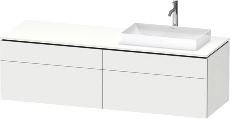 Mueble bajo lavabo para encimera, LC4871R84840B00 Blanco Supermate, Decoración, Distribución interior Integrado/a