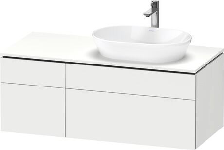 Meuble sous lavabo suspendu pour plan de toilette, LC4874084840C00 Blanc super mat, Décor, Système d'aménagement intérieur Intégré