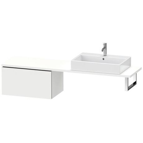 Meuble bas pour plan de toilette, LC5843084840A00 Blanc super mat, Décor, Système d'aménagement intérieur Intégré