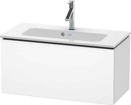 Meuble sous lavabo suspendu, LC6157084840A00 Blanc super mat, Décor, Système d'aménagement intérieur Intégré