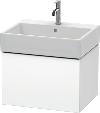 Meuble sous lavabo suspendu, LC6175084840A00 Blanc super mat, Décor, Système d'aménagement intérieur Intégré