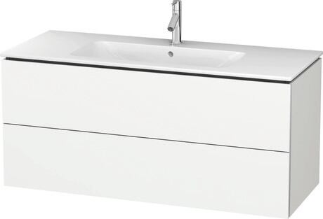Meuble sous lavabo suspendu, LC624308484 Blanc super mat, Décor