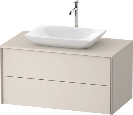 Mueble bajo lavabo para encimera, XV47710B1830A00 Taupe Supermate, Decoración, Perfil: Champán, Distribución interior Integrado/a