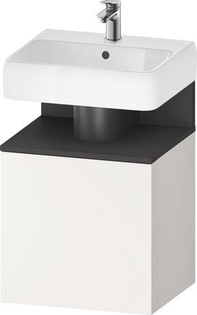 Vanity unit wall-mounted, QA4077L49840000 White Super Matt, Decor