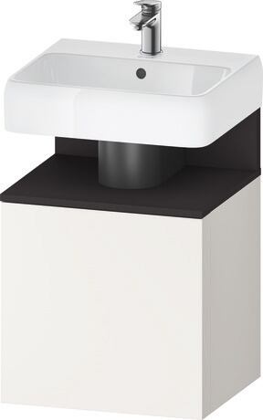 Vanity unit wall-mounted, QA4077L80840000 White Super Matt, Decor