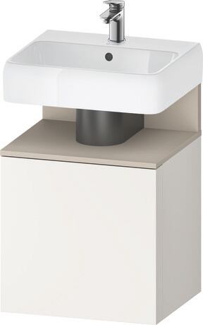 Vanity unit wall-mounted, QA4077L83840000 White Super Matt, Decor
