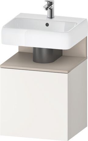 Vanity unit wall-mounted, QA4077L91840000 White Super Matt, Decor