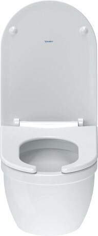 Toilet Seat, 0066010000 White High Gloss, Hinge color: White, Wrap over