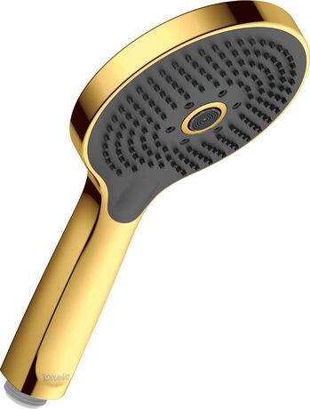 Hand shower 3jet Click! MinusFlow, UV0652017034 Gold Polished, Ø 120 mm