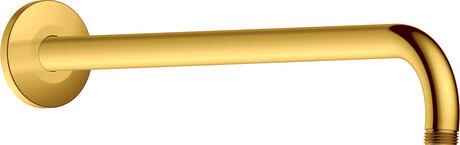 Shower arms, UV0670028034 Gold Polished