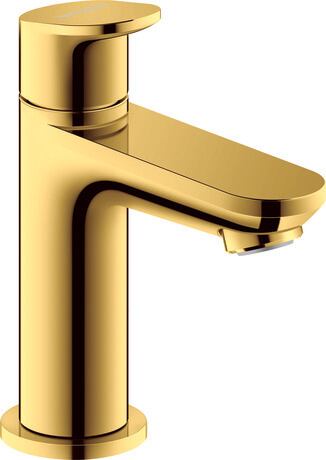 Single handle faucet, WA1080002034 Gold Polished, Height: 134 mm, Spout reach: 90 mm, Flow rate (3 bar): 4,5 l/min