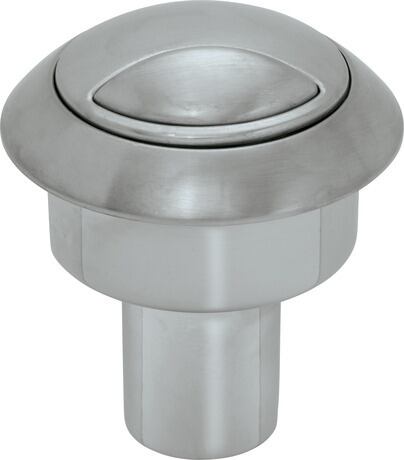 Flush button, 0075077000 Stainless steel Brushed