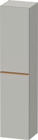 Tall cabinet, DE1328L04070000 Hinge position: Left, Concrete grey Matt, Decor, Handle bronze