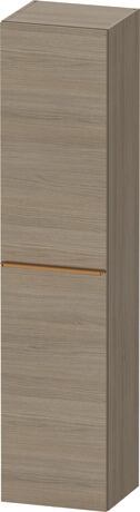 Tall cabinet, DE1328L04350000 Hinge position: Left, Oak terra Matt, Decor, Handle bronze