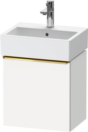 Vanity unit wall-mounted, DE4217L34180000 White Matt, Decor, Handle Gold