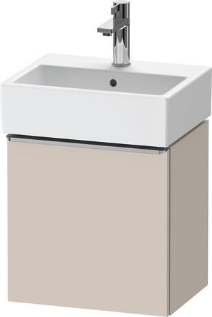 Vanity unit wall-mounted, DE4217L70910000 taupe Matt, Decor, Handle Stainless steel