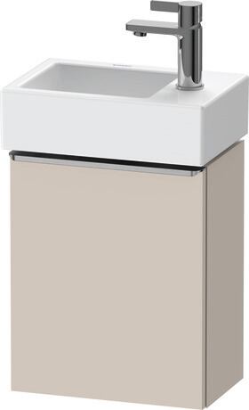 Vanity unit wall-mounted, DE4218L70910000 taupe Matt, Decor, Handle Stainless steel