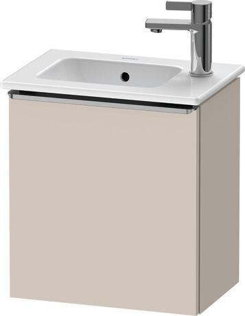Vanity unit wall-mounted, DE4259L70910000 taupe Matt, Decor, Handle Stainless steel