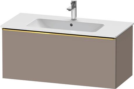 Vanity unit wall-mounted, DE4263034430000 Basalte Matt, Decor, Handle Gold
