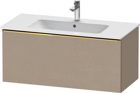 Vanity unit wall-mounted, DE4263034750000 Linen Matt, Decor, Handle Gold