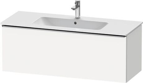 Vanity unit wall-mounted, DE4264070180000 White Matt, Decor, Handle Stainless steel