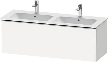 Vanity unit wall-mounted, DE4265070180000 White Matt, Decor, Handle Stainless steel