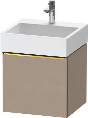 Vanity unit wall-mounted, DE4270034750000 Linen Matt, Decor, Handle Gold