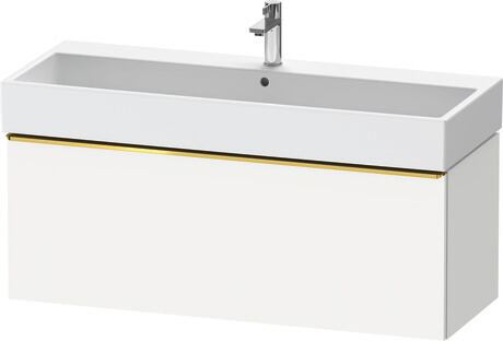Vanity unit wall-mounted, DE4275034180000 White Matt, Decor, Handle Gold