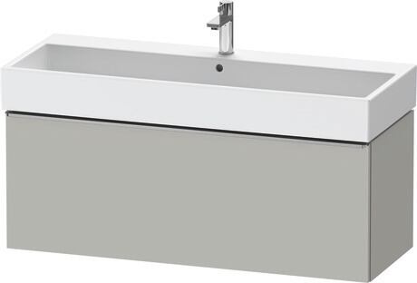 Vanity unit wall-mounted, DE4275070070000 Concrete grey Matt, Decor, Handle Stainless steel