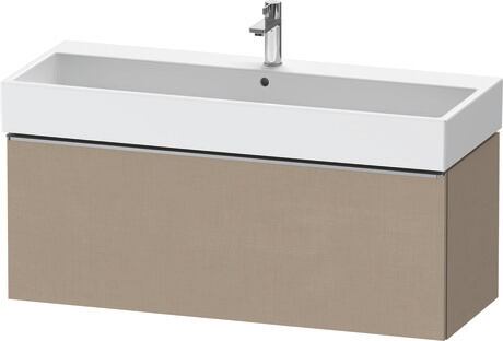 Vanity unit wall-mounted, DE4275070750000 Linen Matt, Decor, Handle Stainless steel