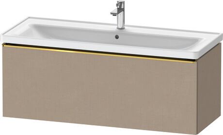 Vanity unit wall-mounted, DE4291034750000 Linen Matt, Decor, Handle Gold