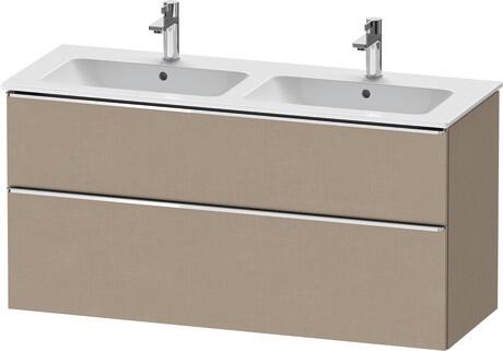 Vanity unit wall-mounted, DE4365010750000 Linen Matt, Decor, Handle Chrome