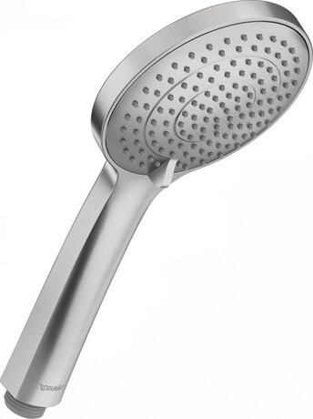 Hand shower 3jet MinusFlow, UV0652016070 Stainless steel Brushed, Ø 110 mm